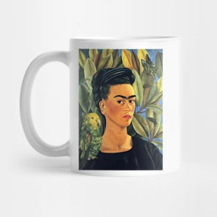 Frida Kahlo Self-Portrait with Bonito 1941 Art Print Mug